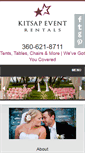 Mobile Screenshot of kitsapeventrentals.com